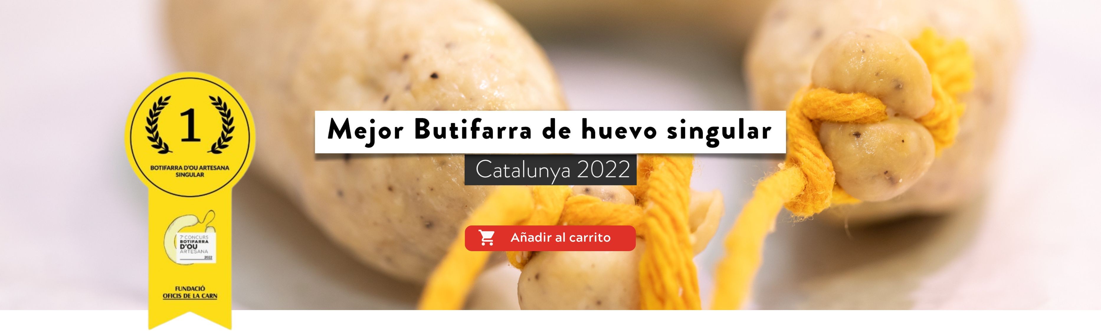 Mejor Butifarra de huevo singular - Premio Catalunya 2022 Fundació Oficis de la Carn